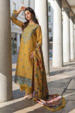 Rang Rasia Winter Collection 2025 – Airjutt Dhanak Chikankari Embroidered 3PC Suit (Code: 4159) - Image 4