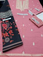 Urge Winter Collection 2025 – Airjutt Dhanak Cross Stitch Embroidered 3PC Suit (Code: 4212) - Image 3