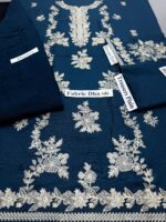 Vintage Winter Collection 2025 – Airjutt Dhanak Cross Stitch Embroidered 3PC Suit (Code: 4245) - Image 3