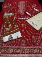 Coco by Zara Shahjahan Winter Collection 2025 – Airjutt Dhanak Cross Stitch Embroidered 3PC Suit (Code: 4130) - Image 2