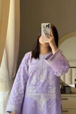 Urge New Collection 2025 – Airjutt Dhanak Embroidered 2PC Suit (Code: 120) - Image 2