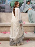 Bin Ilyas Winter Collection 2025 – Airjutt Dhanak Cutwork & Cross Stitch Embroidered 3PC Suit (Code: 4103) - Image 4
