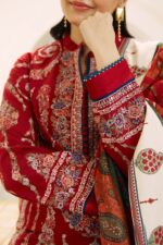 Coco by Zara Shahjahan Winter Collection 2025 – Airjutt Dhanak Cross Stitch Embroidered 3PC Suit (Code: 4130) - Image 5