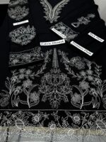 Sobia Nazir Winter Collection 2025 – Airjutt Dhanak Cross Stitch Embroidered 3PC Suit (Code: 4177) - Image 4