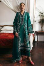 Republic Winter Collection 2025 – Airjutt Dhanak Cross Stitch Embroidered 3PC Suit (Code: 4251)