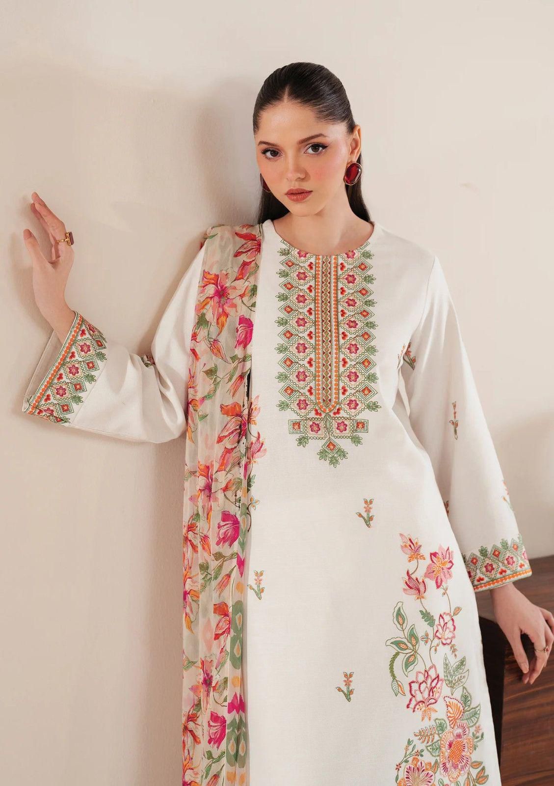 WhatsApp Image 2026-02-05 at 1.10.25 PM Garnet Luxury Embroidered Lawn 3-Piece Suit | Eid Collection | Export Quality Airjet Lawn - Image 1