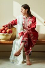 Zara Shah Jahan Luxury Embroidered 3-Piece Lawn Suit - Image 7