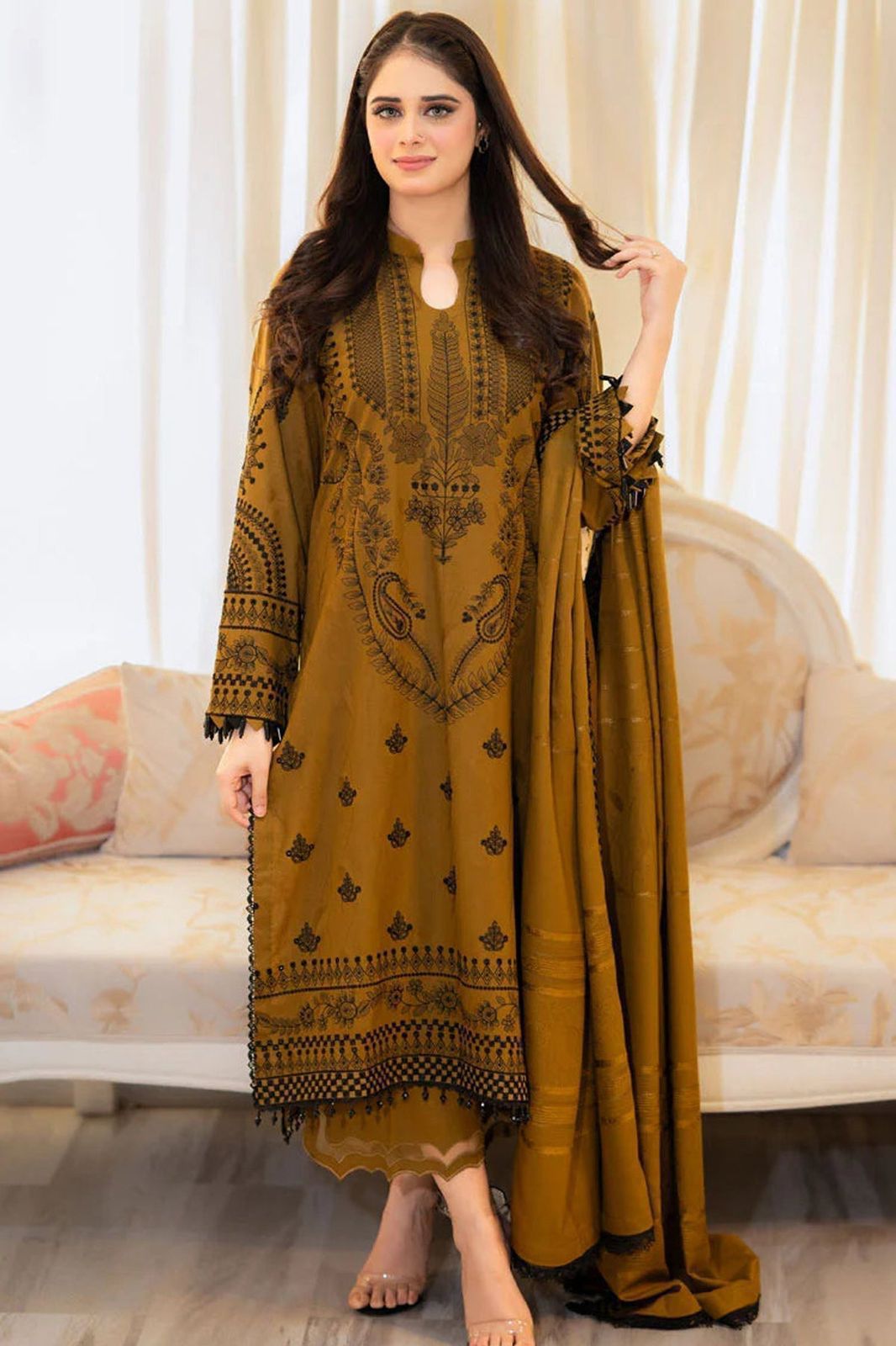 WhatsApp Image 2026-02-05 at 2.31.59 PM 3-Piece Unstitched Lawn Suit - Image 1