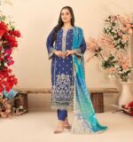 3-Piece Unstitched Lawn Suit - Image 2