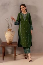 Urge Lawn 2PC Heavy Suit – Embroidered Neck Shirt with Embroidered Trouser