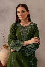 Urge Lawn 2PC Heavy Suit – Embroidered Neck Shirt with Embroidered Trouser - Image 2